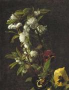 Kersenbloesem en violen Henri Fantin-Latour